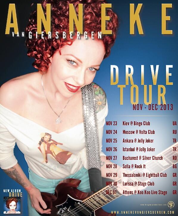 Anneke Van Giersbergen - Drive Tour 2013