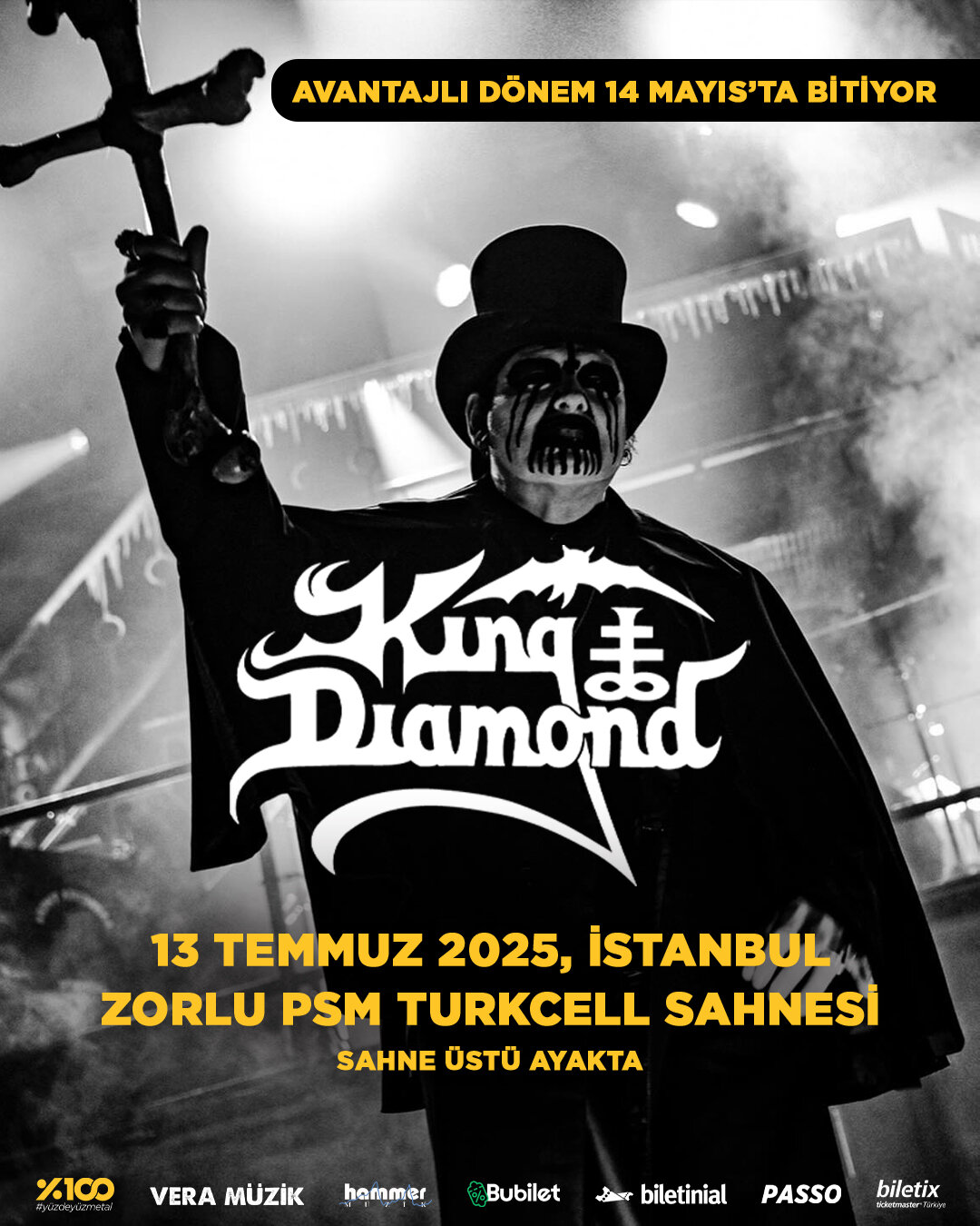 King Diamond | Zorlu PSM Turkcell Sahnesi, İstanbul